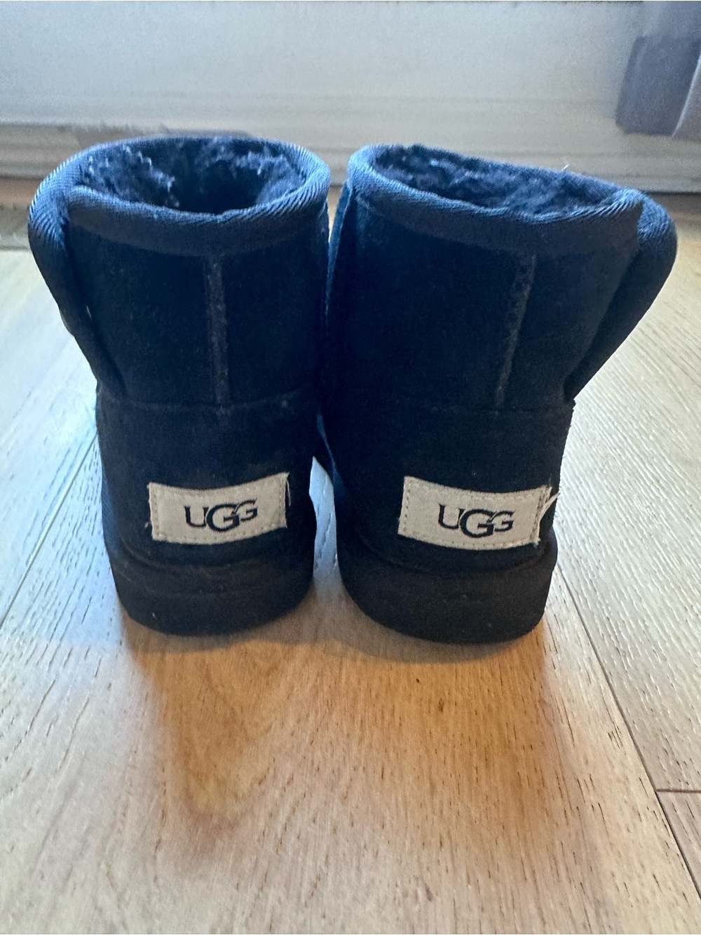 UGG Black Short Shearling Boot